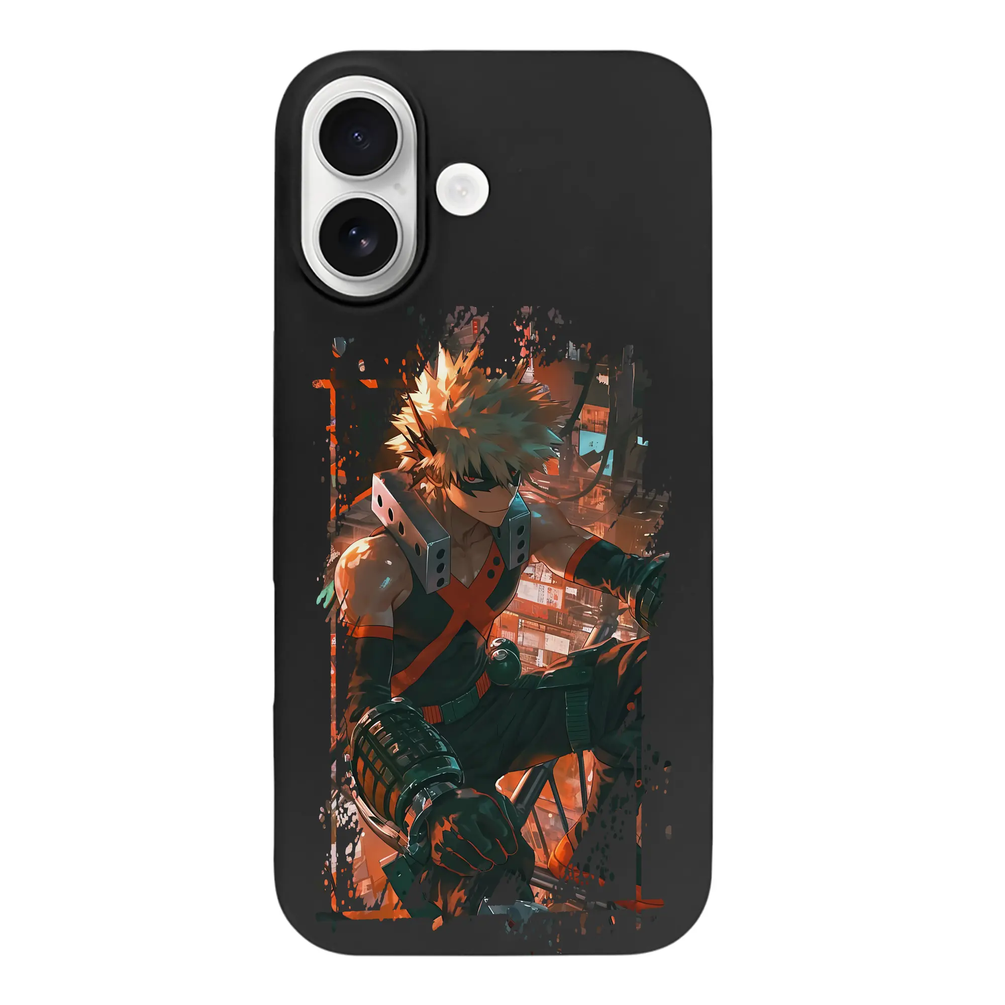 僕のヒーローアカデミア グッズ,爆豪勝己 - iPhone 17 シリーズ シリコンケース 薄型 耐衝撃 指紋防止 ソフトタッチカバー 精密フィット 傷防止 保護ケース iPhone 17/17 Air/17 Pro/17 Pro Max 対応